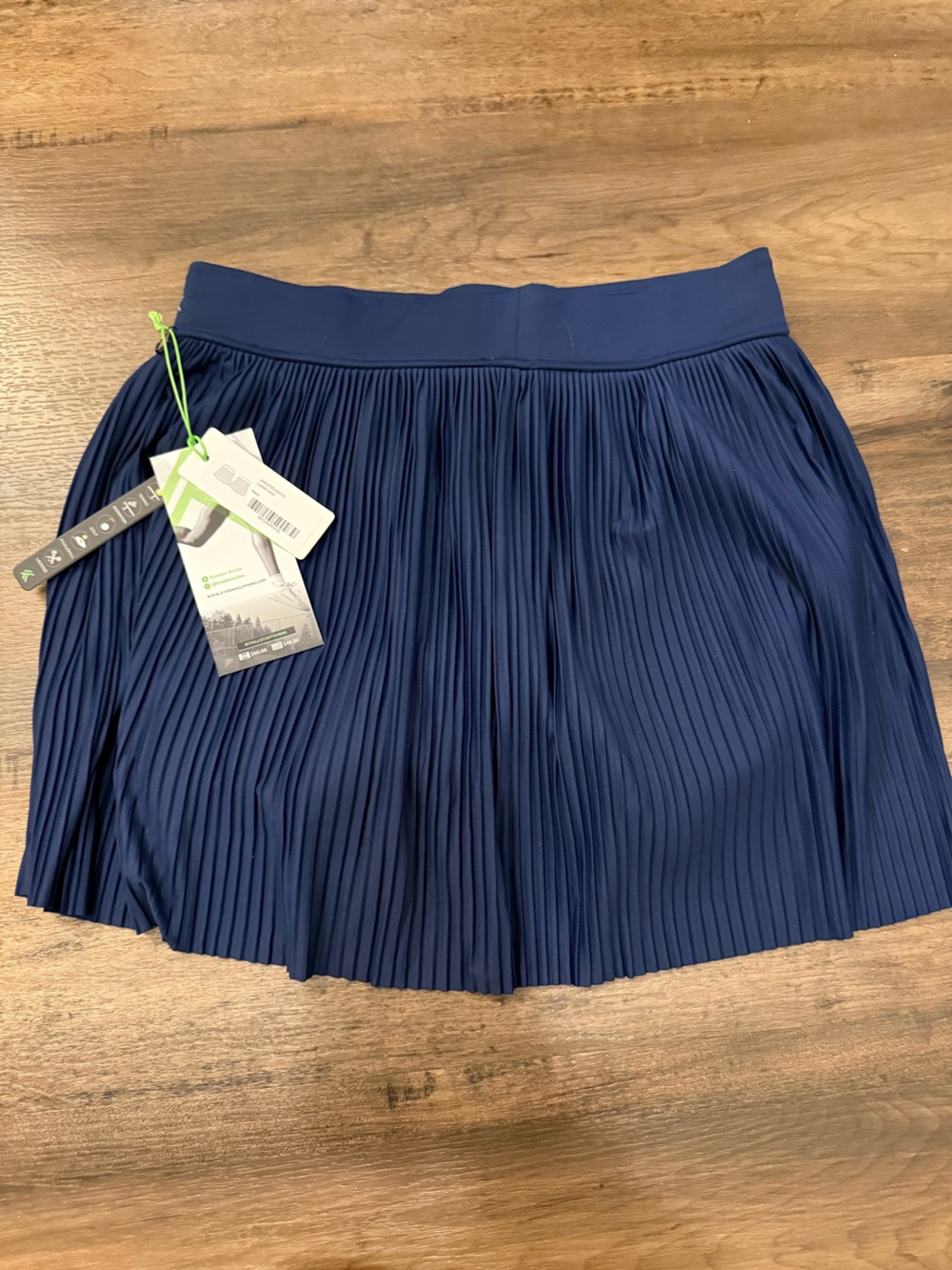 Pleated Navy Women's Skirt